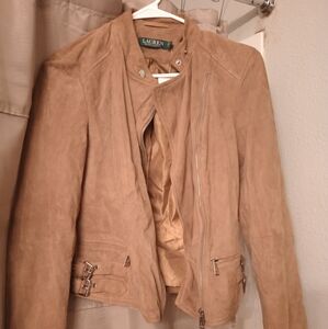 Ralph Lauren Tan Suede Jacket